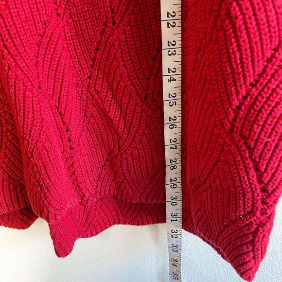 Coldwater Creek Red Turtleneck Knit Sweater Size 2X - Picture 6 of 7